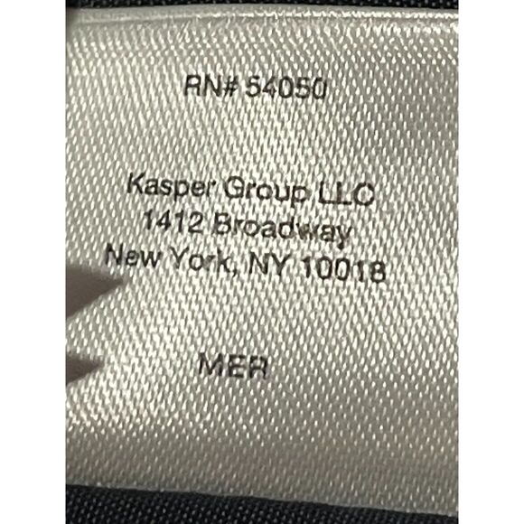 Evan-Picone Black Label Navy Open Front Blazer Jacket Size 6 NWT - Picture 14 of 15